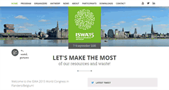 Desktop Screenshot of iswa2015.org